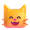 grinning cat with smiling eyes